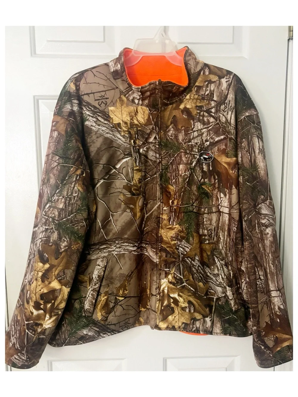 Red Head Men's Camo Fleece Heavy Duty Jacket Reversible for Outdoor Sports 3XL